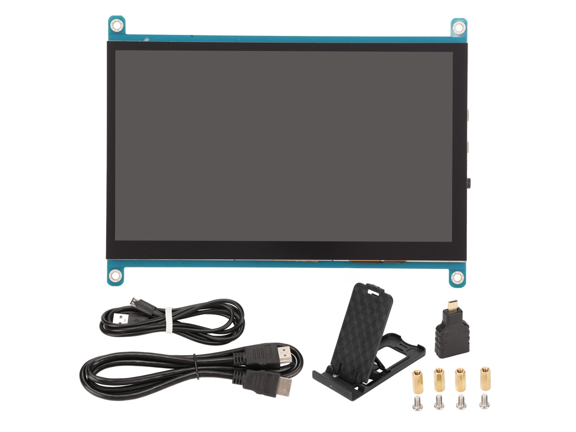 Monitor De Pantalla Táctil (3 Modos De Aplicación, Portátil) Pantalla Raspberry Pi Hd De 7 Pulgadas 1024x600