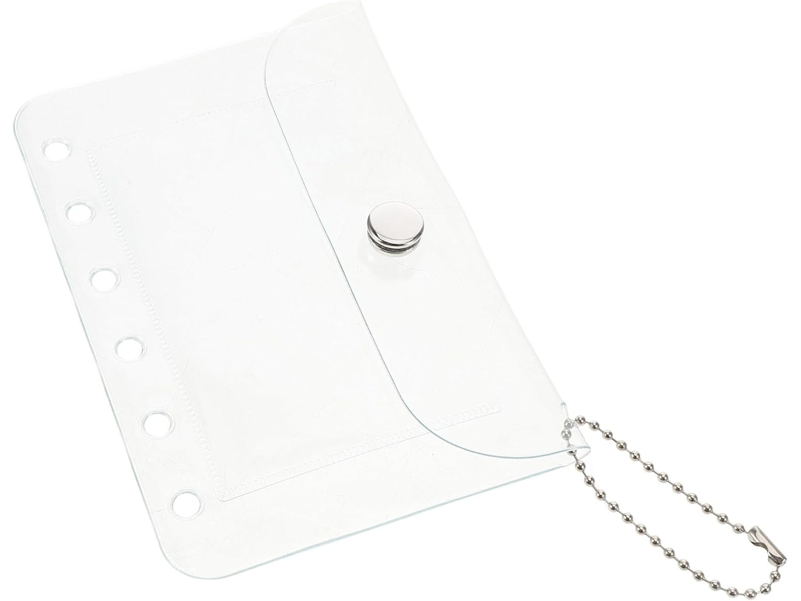 Carpeta Portatarjetas Fotográficas A7 Pvc Transparente 6 Bolsillos Ligera Fácil Transportar Organizar Tarjetas