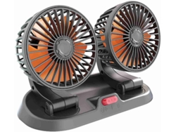 Ventilador De Refrigeración Para Coche, Flujo De Aire De Doble Cabezal Ajustable