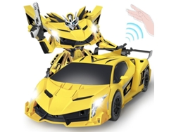 Cochecito trieléctrico Lamborghini D830 de 34 cm, color amarillo: un regalo interactivo para padres e hijos.