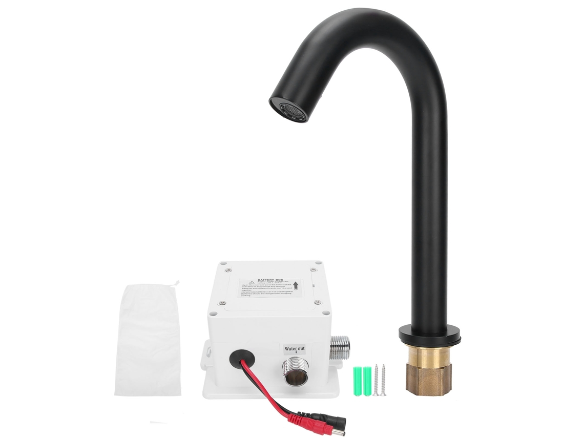 Grifo inteligente con sensor automático, de cobre.