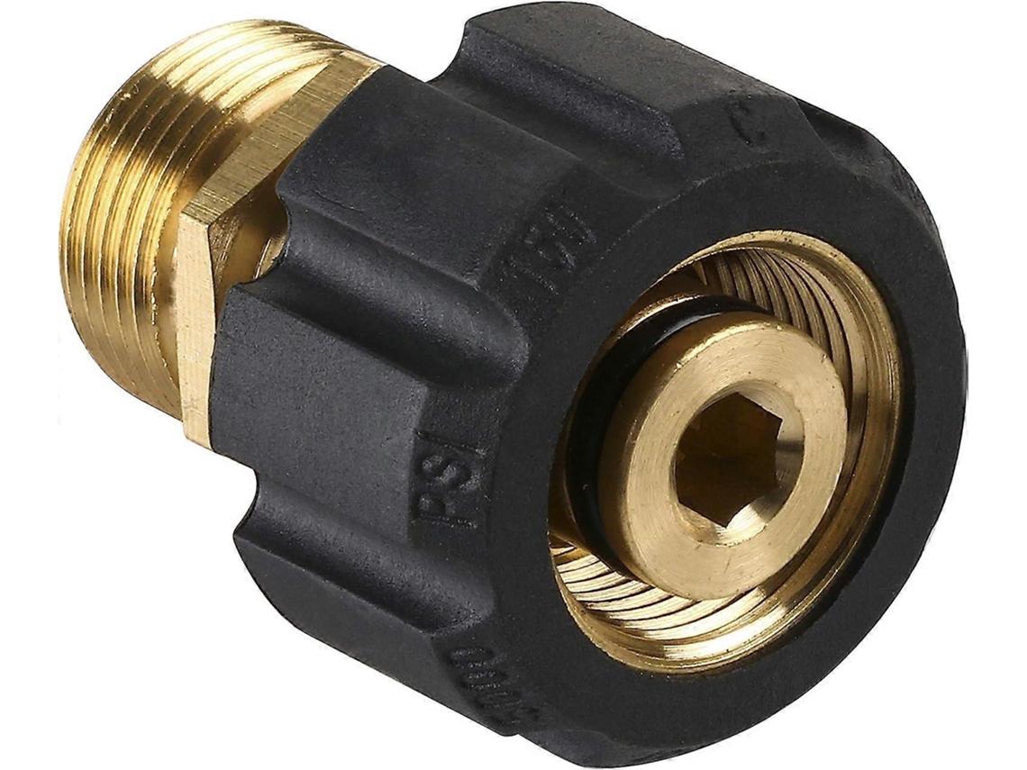 Conector De Lava Alta Presión M22 15mm Hembra A M22 14mm Macho Para Sun Joe 4500psi