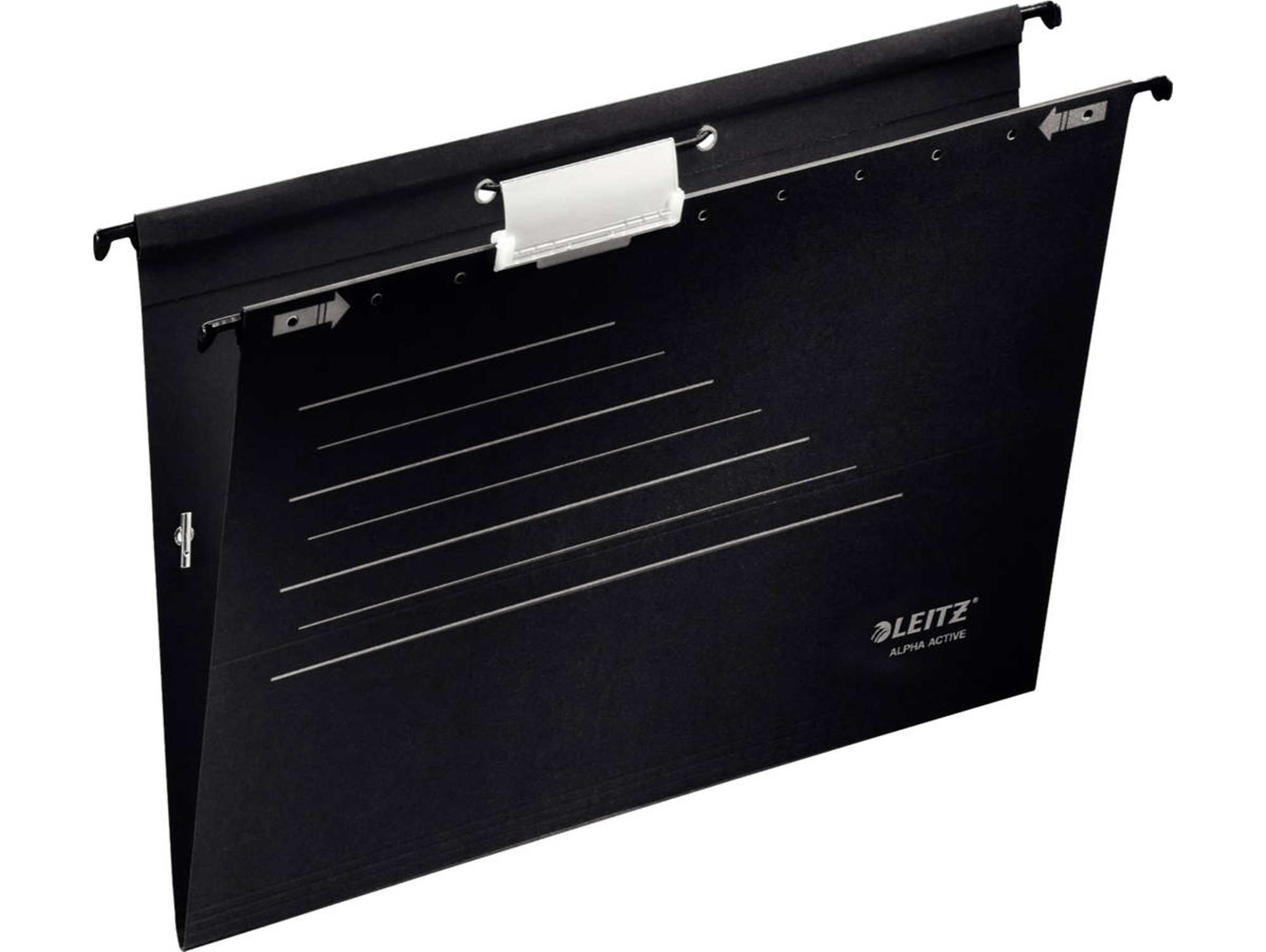 Carpeta LEITZ Alpha Active (Negro - A4 - 34.8x26cm - Cartón)