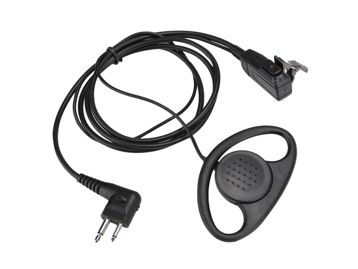 Auriculares con micrófono PTT para radios Motorola