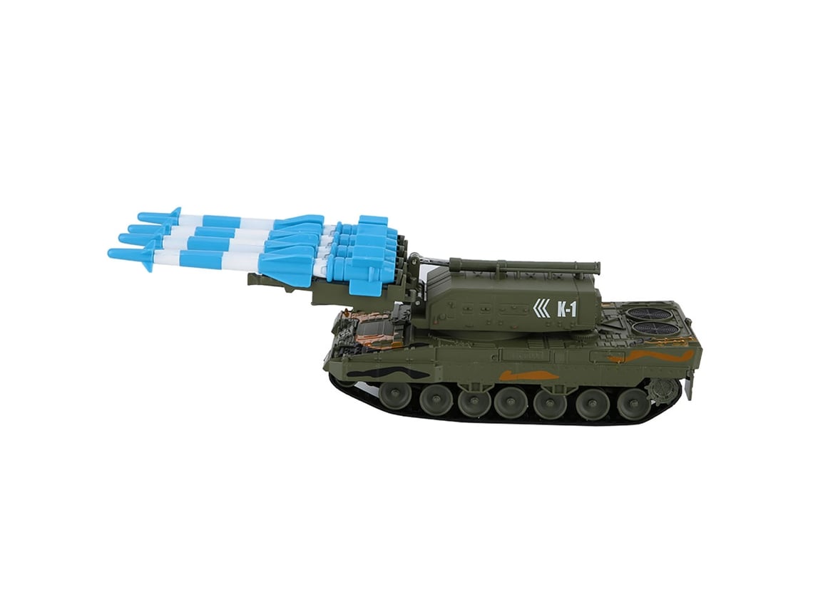 Maqueta De Tanque De Misiles Guiados De Aleación A Escala 1:40 - Juguete Militar Para Niños - Regalo