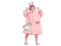 Sudadera Con Capucha Rosa Xl Impermeable Y Ligera Con Bonito Estampado Para Niños Y Niñas.