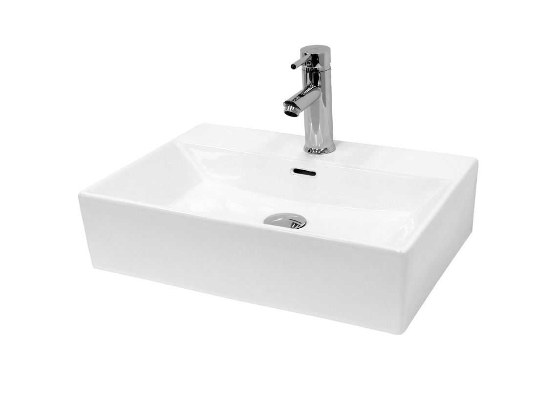 Lavamanos ECD (Branco - Cerámica - 41.5 x 36 x 13cm)