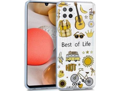 Funda para Samsung Galaxy A42 5G COOL Clear Life Blanco