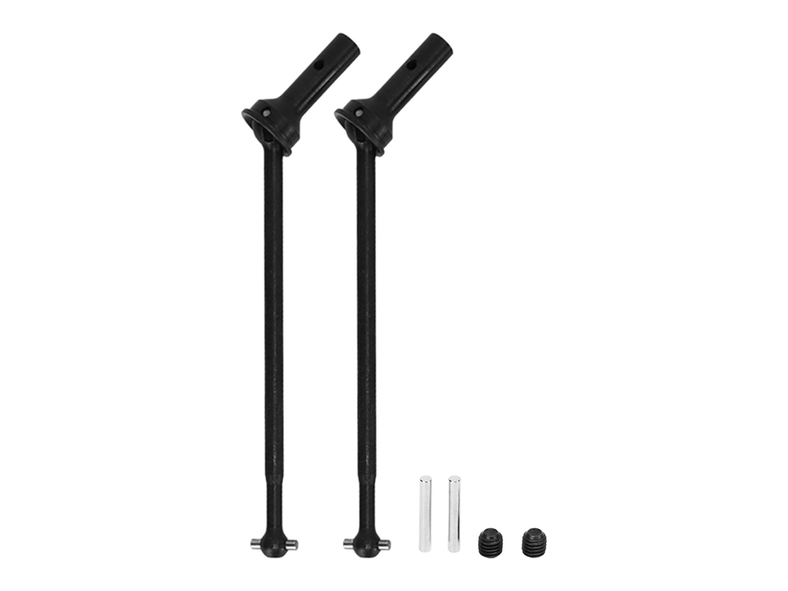 Eje De Transmisión Cvd De Acero Para Coche Rc Arrma 1/7 1/8 109 Mm Fácil Instalación 2 Piezas Negro
