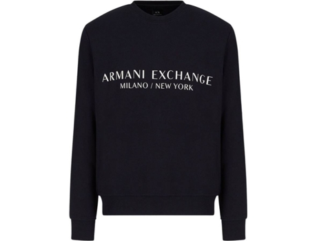 Sudadera ARMANI EXCHANGE Algodón Hombre (XL - Azul)