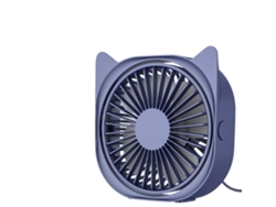 GIGIKILL Ventilador Usb Mini Silencioso De Rotação 360º Para Escritório E Refrigeração Pessoal Notebook Azul