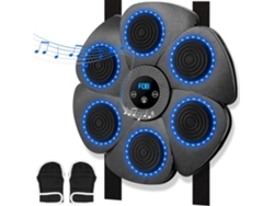 Entrenador de boxeo inteligente con Bluetooth y música, incluye guantes de boxeo y se puede montar en la pared.