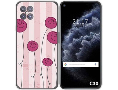 Carcasa Cubot C30 TUMUNDOSMARTPHONE Flores Vintage Multicolor