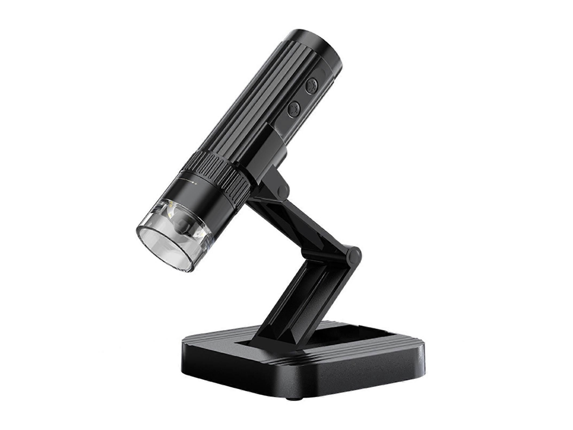 Microscopio digital portátil recargable con conexión Wi-Fi y USB, 8 luces LED, microscopio con aumento HD de 50x a 1000x, cámara de 2 megapíxeles, portátil.
