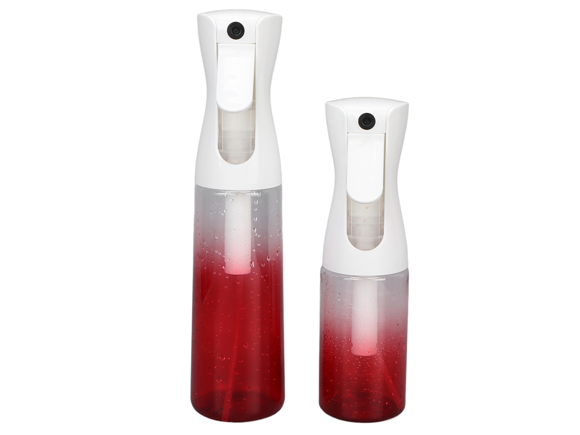 2 Piezas Botella De Spray Ultra Fino 300ml Y 200ml Para Cabello Plantas Limpieza Hogar Beauty