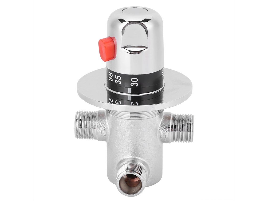 Válvula Mezcladora Termostática G1/2 Para Ducha De Baño, Control De Temperatura, Diseño Anti-quemaduras.