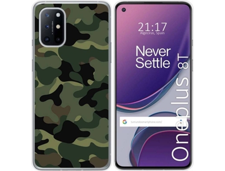 Carcasa OnePlus 8T 5G TUMUNDOSMARTPHONE Camuflaje Multicolor