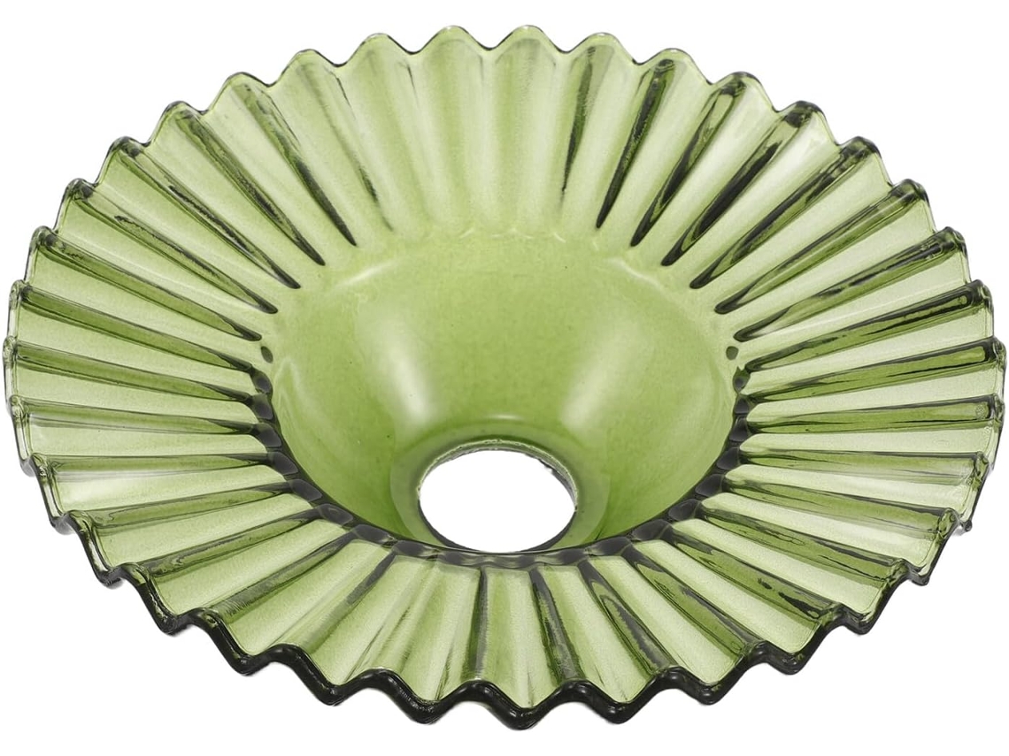 Cubierta Decorativa Colgante De Techo Con Forma De Cúpula De Cristal Verde De Repuesto