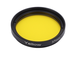 Kit De Filtros De Lente De Color Completo 37mm Resistente A Raspones Y Agua Para Cámara Slr Amarillo
