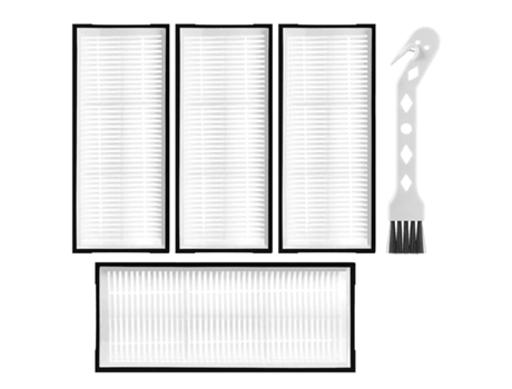 Conjunto de filtros hepa para xiaomi roborock s7 t7 t7s t7plus e 1 escova lateral