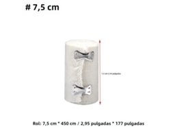 (7,5 Cm) 1 Rollo De Vendaje De Compresión Elástica Con Velcro, Cinta De Soporte Deportivo, Adecuada Para Tobillos.