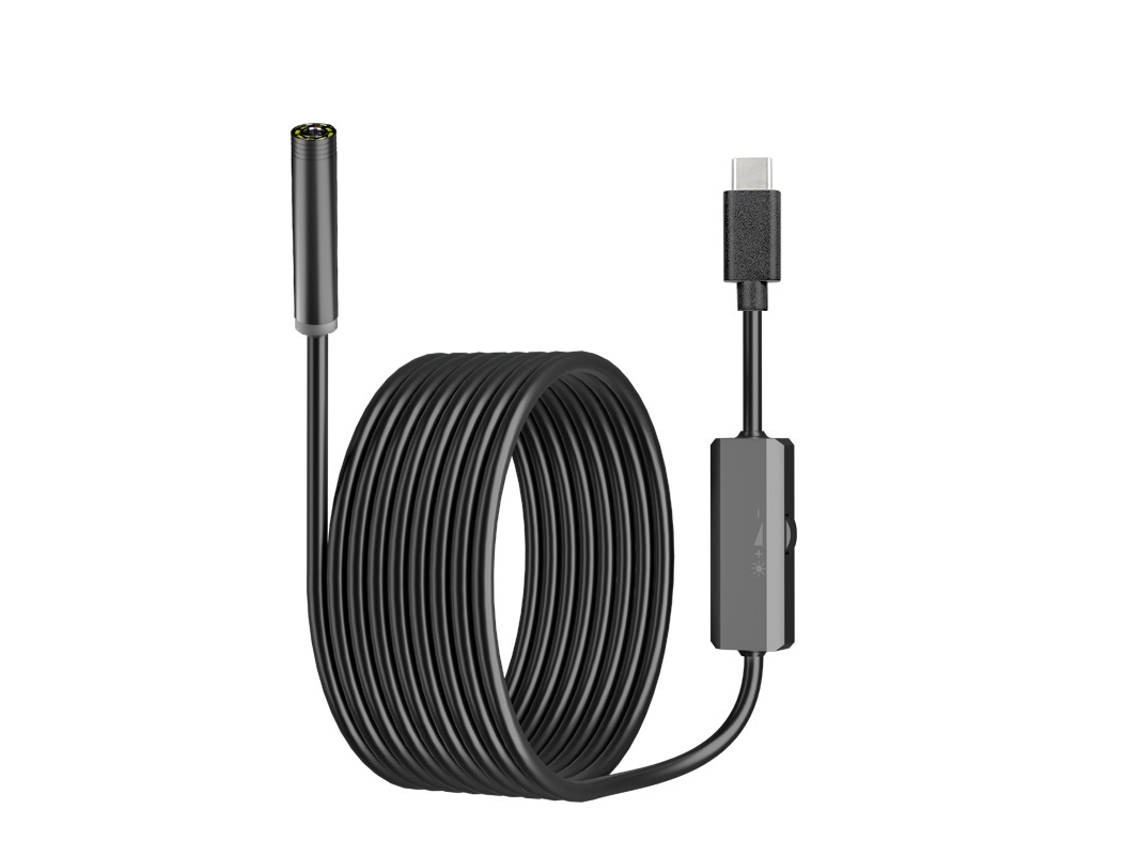 Endoscopio HD de 1,3 MP con lente de 7,9 mm para iPhone y iPad, cable blando impermeable IP68 de 3,5 m Siurn