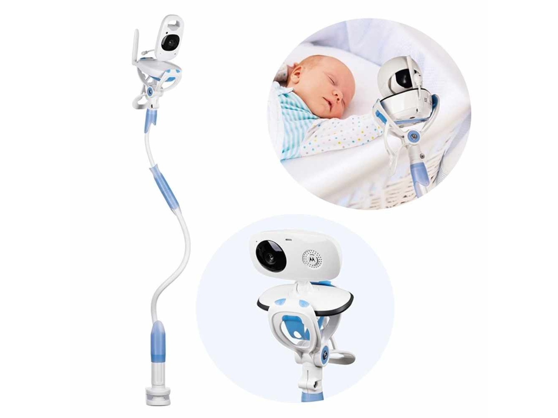 MEOIRUERY Soporte Universal para Monitor de Vídeo de Bebé - Estante Ajustable para Cámara de Bebé, Soporte para Smartphone sin Taladrar