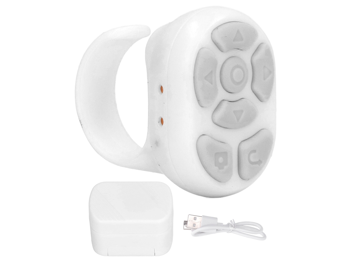 Anillo de control remoto Bluetooth para controlar dispositivos, anillo pulsador inalámbrico