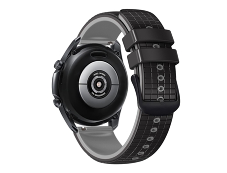 Correa de Silicona textura de cuadrículas 22mm dos colores liberación rápida para Huawei Watch Buds/GT3 SE/GT3 Pro - negro/gris