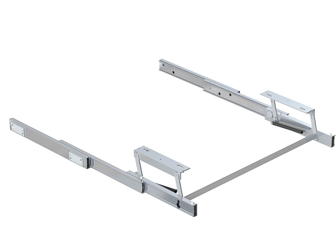 EMUCA Guías para Mesa Extensible y Elevadora Oplà Top - Aluminio - Acero Inoxidable