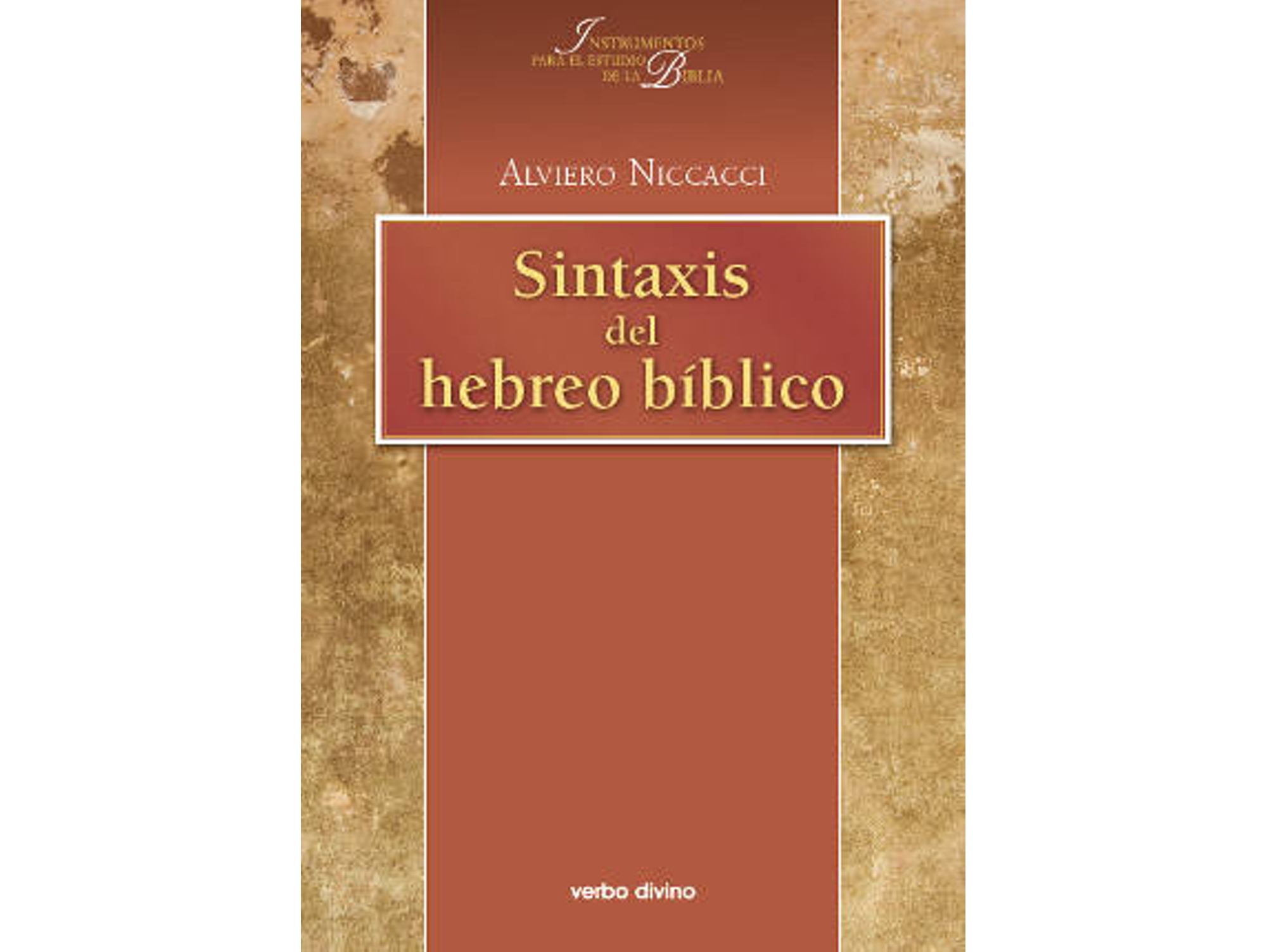 Libro Sintaxis Hebreo Biblico de Alviero Niccacci (Español)