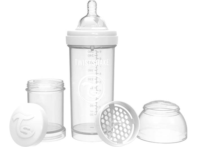 Biberón TWISTSHAKE Blanco (260ml)