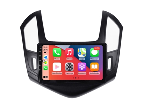 CarPlay Android Auto ROVERONE Radio de coche para Chevrolet Cruze J300 J308 2012 - 2015 Radio de coche navegación GPS estéreo Bluetooth reproductor...