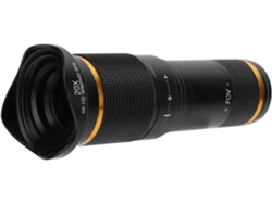 Lente Telefoto 4k Hd 20x Para Teléfono, Gran Apertura Con Sistema De Ajuste Dual, Incluye Uno