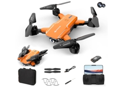 Mini Drone SZSMART A17S profissional WIFI com câmara Full HD doble cámara + 1 Bateria - Naranja