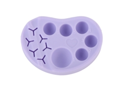 Paleta De Silicona Para Lifting De Pestañas Y Cejas Con Ranuras Para Pinzas, Herramienta Multifuncional Para Bricolaje, Color Morado.