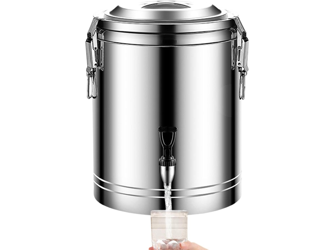 Dispensador De Zumos Con Grifo Acero Inoxidable