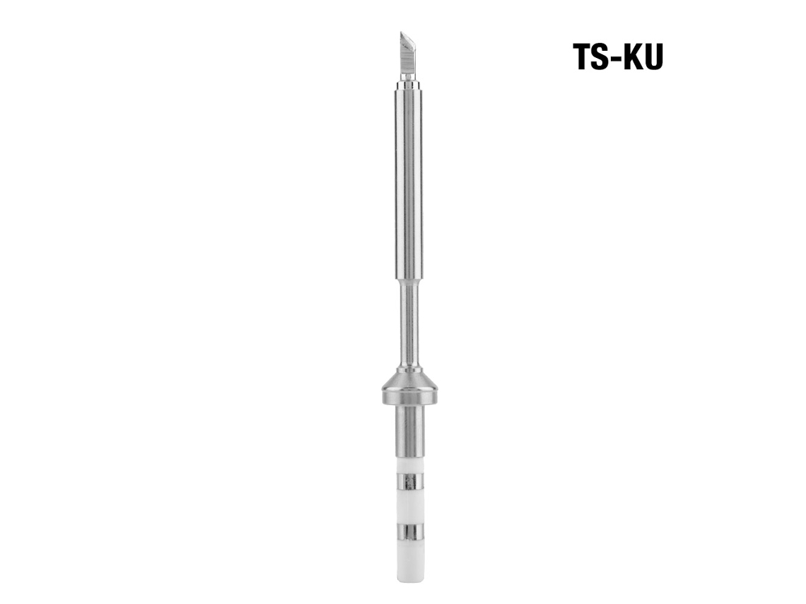 7 Puntas De Soldadura De Acero Inoxidable Para Soldador Digital Lcd Ts100 (ts-ku)