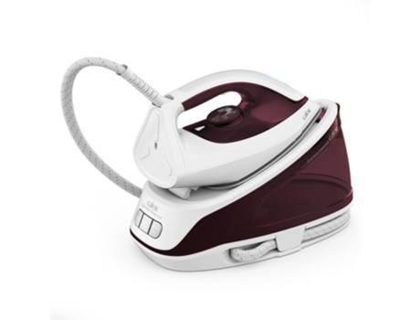 CALOR SV6113C0 estação de engomar a vapor 2200 W 1,4 l Base de ferro Xpress Glide Bordô, Branco