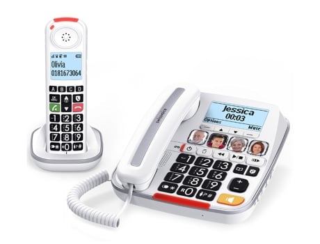 Panasonic KX-TG6722, pack duo teléfonos inalámbricos