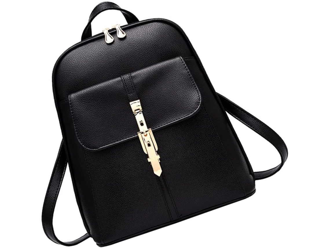 Mochila Versátil Para Mujer Con Correa Ajustable Para El Hombro, De Piel Sintética Informal, Ideal Para Estudiantes Y Mujeres.