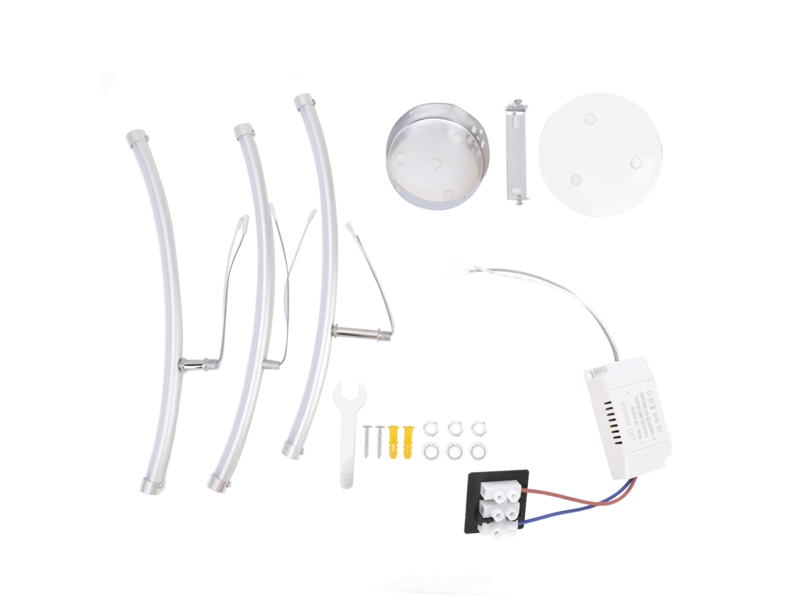 Bj-luz De Teto Lineal Trident Arc Led 2500lm De Alto Brilho Moderna Para Escritório Ac85‑265v