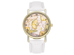 Reloj De Cuarzo Elegante Y Fashion Para Hombres Y Mujeres Regalo (blanco)