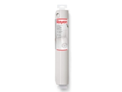 Rayen Alfombra De Baño Cuadrada 50x50 Cm, Caucho Natural, Antideslizante Con Ventosas De Alta Resistencia, Sujeción, Blanco