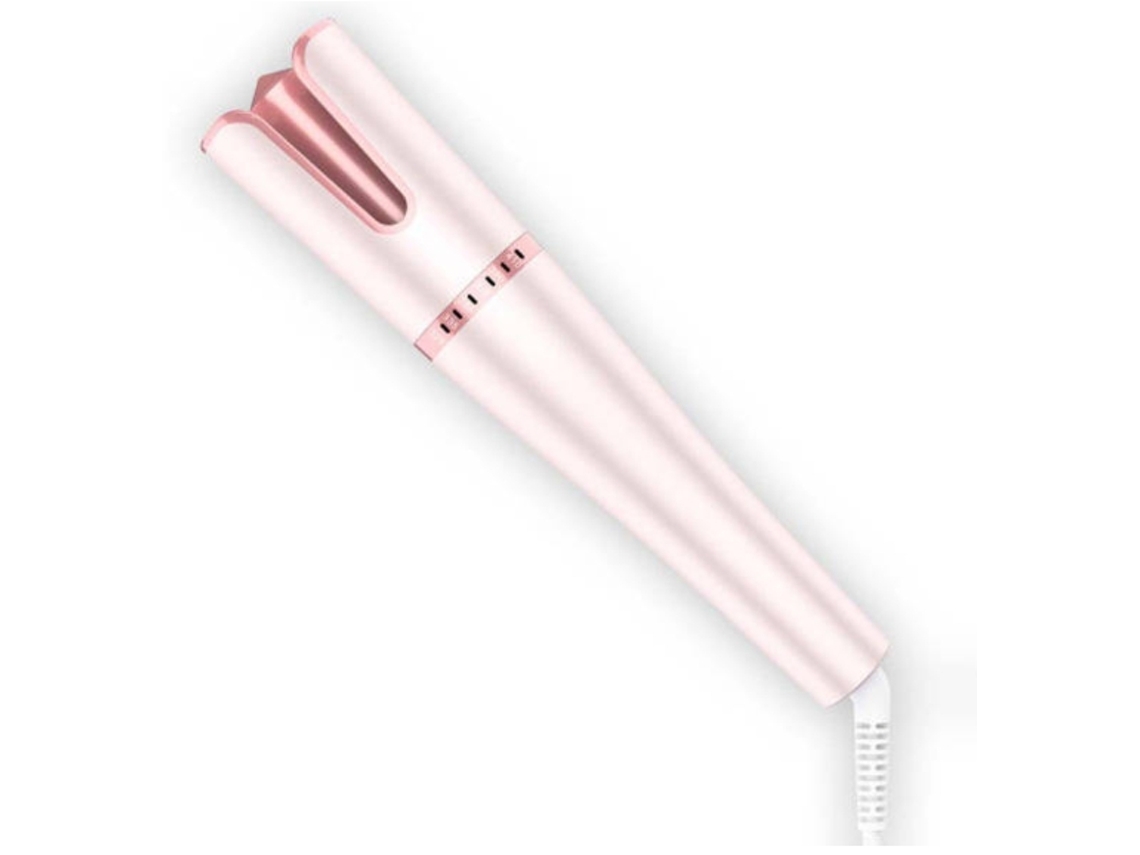 YEMAESRE Afeitadora Rotativa Automática con Cerámica Iónica Apta para Todo Tipo de Cabello Doble Voltaje Rosa