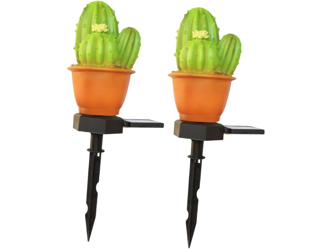 Lámpara Solar Led Impermeable De 2 Piezas