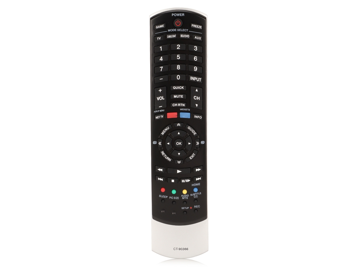 Mando A Distancia Universal De Repuesto Compatible Con Televisores Toshiba 24sl415u, 32sl415y, 40s51u Y 42/46/55sl417u.