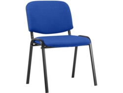 Silla de visita Ken en tejido CLP azul