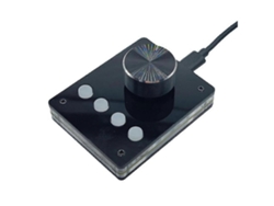Teclado multimedia programable Everley891 con botón USB, teclado personalizado, miniteclado macro y control de volumen (pequeño)