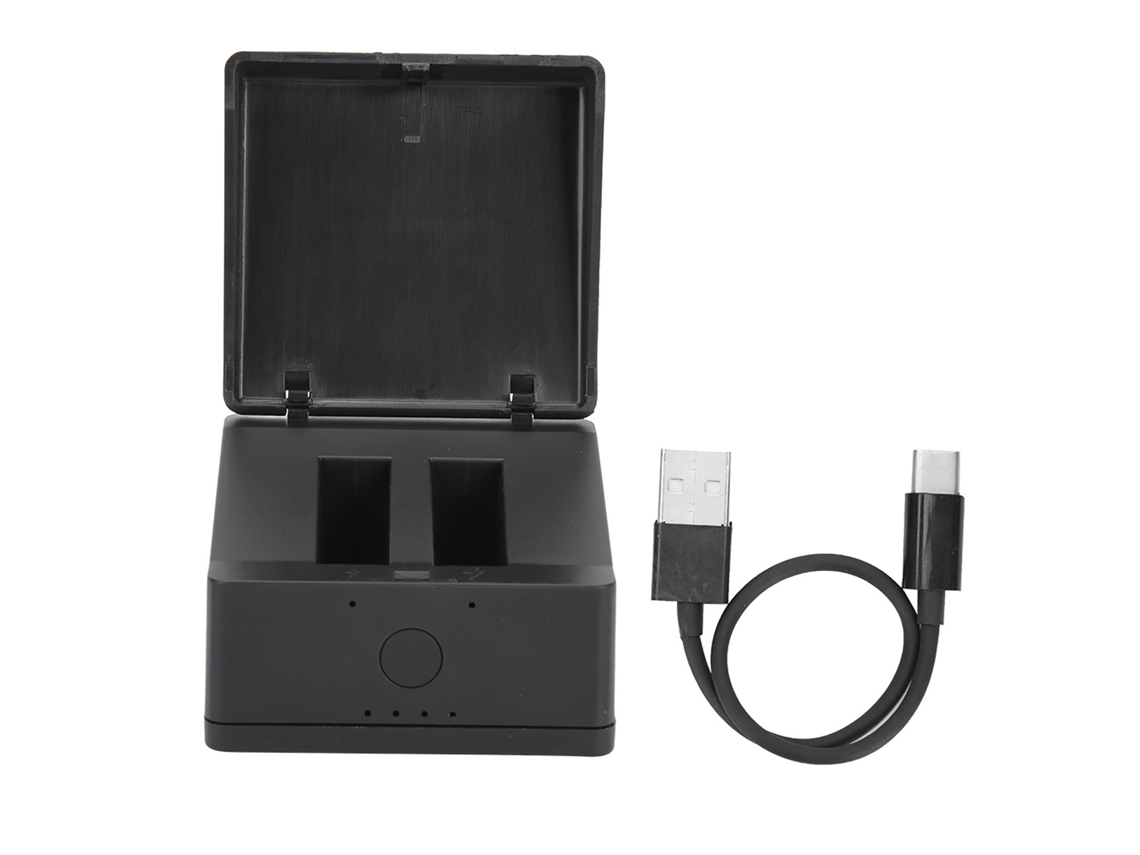 Startrc Caja De Carga Y Almacenamiento 2 En 1 Banco De Energía Para Cámara Deportiva Dji Osmo Action
